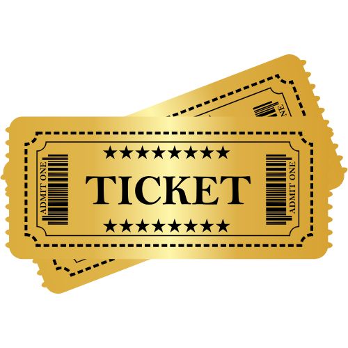 x1 Ticket de sorteo