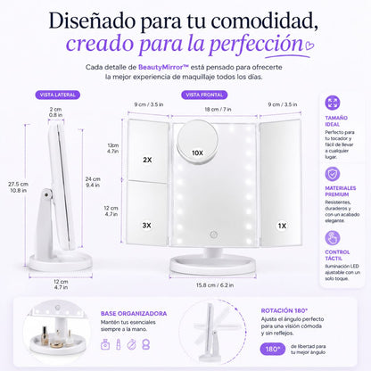 BeatuyMirror™ Maquíllate con seguridad y descubre detalles que antes no veías