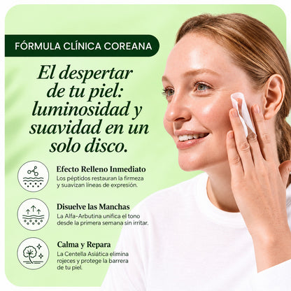 Almohadillas Tonificantes para Manchas, Poros y Luminosidad