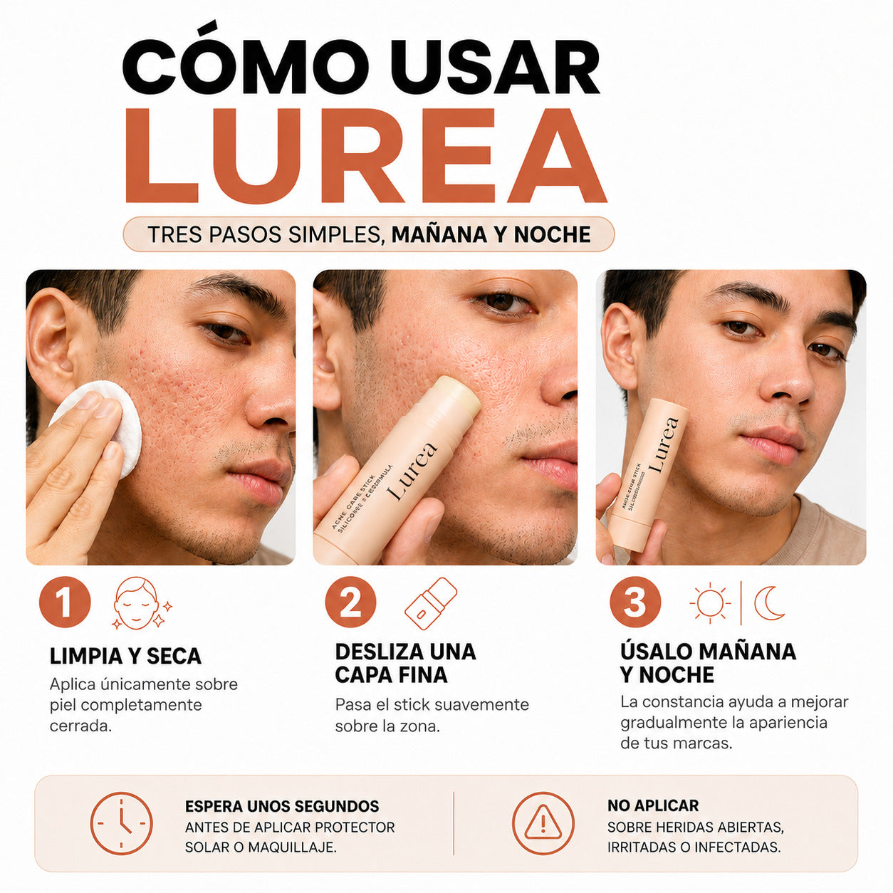 Stick Reparador de cicatrices de acne