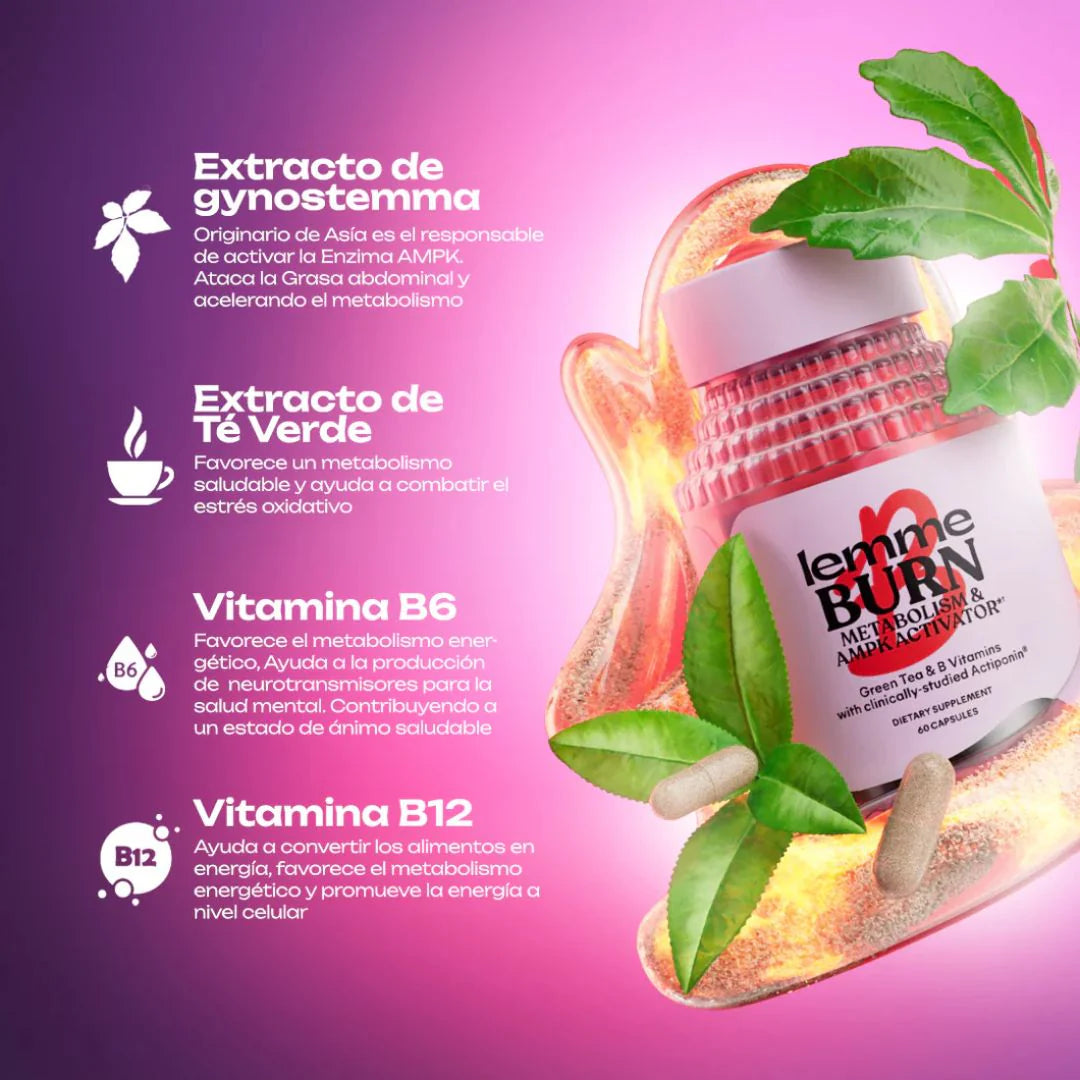 Quema grasa de forma natural y efectiva en 7 dias - 60 Capsulas