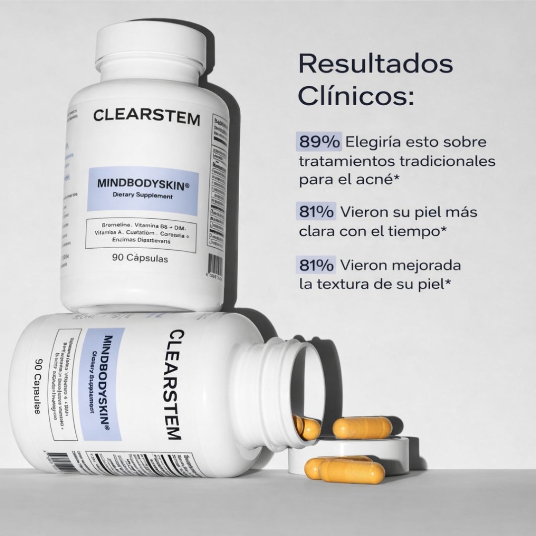 Mindbodyskin® – Apoya el equilibrio interno de tu piel para una apariencia más limpia y saludable
