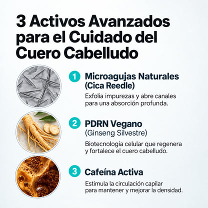 Hair PDRN Recupera la fuerza y el volumen de tu cabello desde la raíz