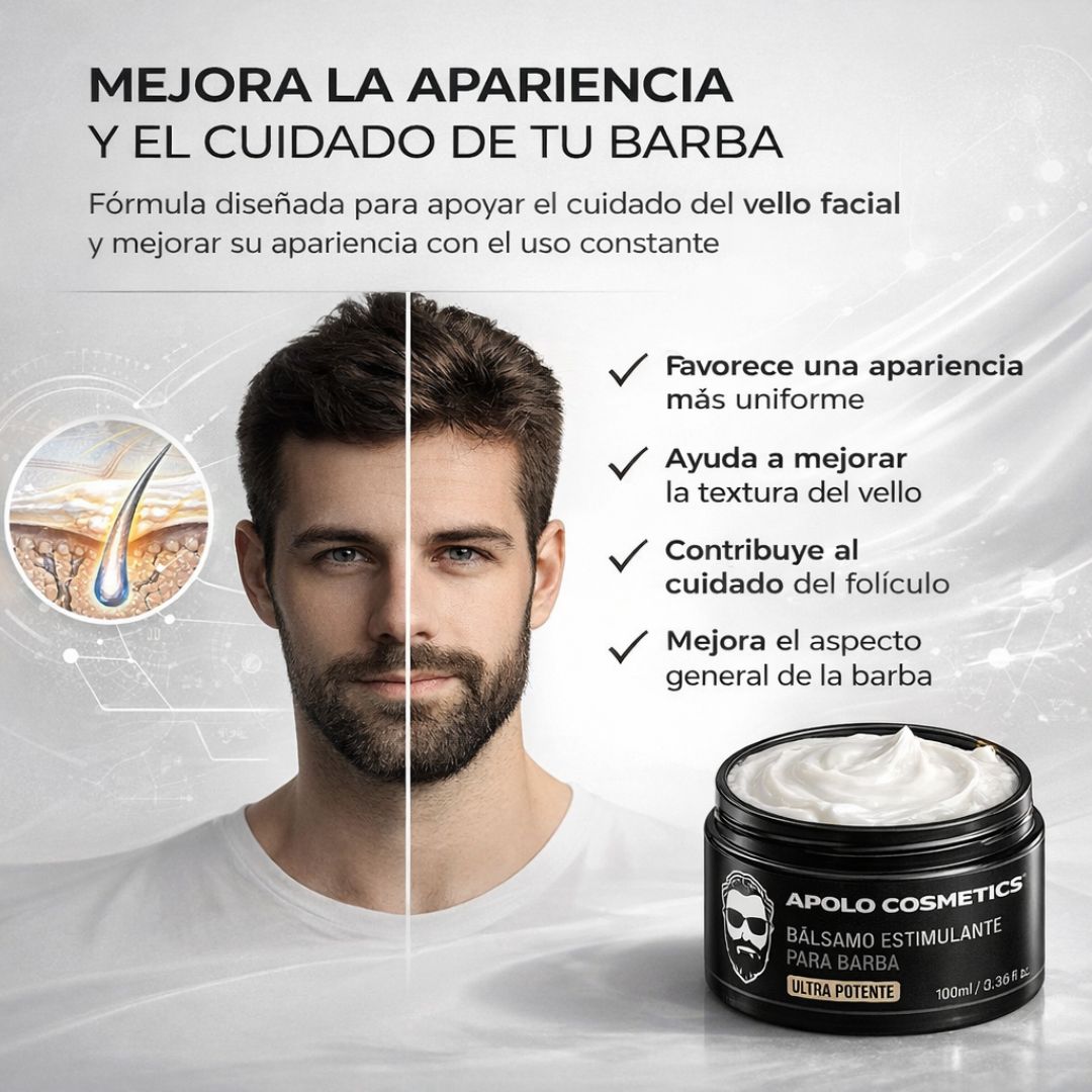 Empieza a notar una barba con mejor apariencia en pocas semanas
