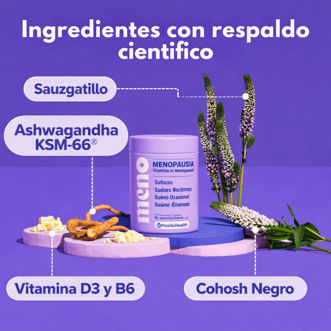 Reduce los síntomas más molestos de la menopausia y perimenopausia en semanas