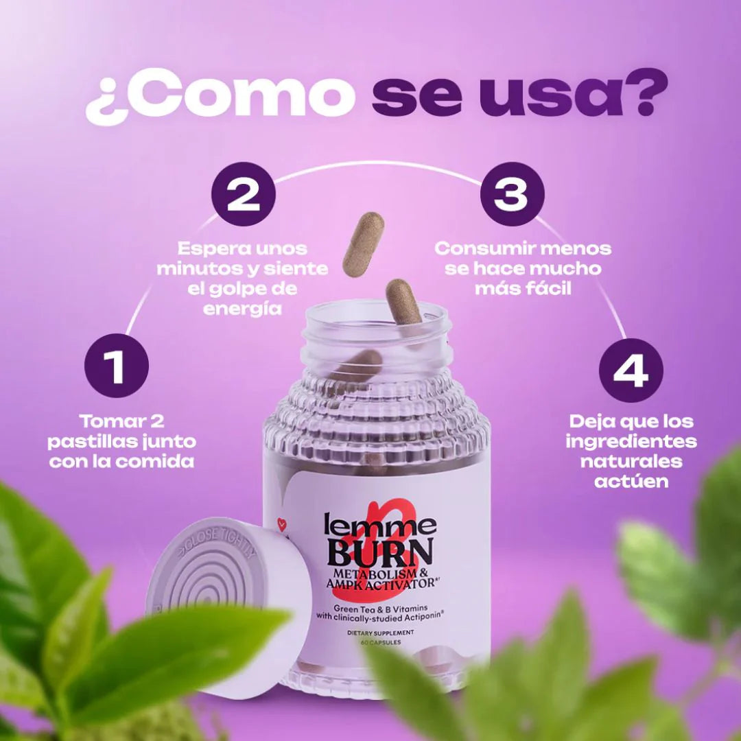 Quema grasa de forma natural y efectiva en 7 dias - 60 Capsulas