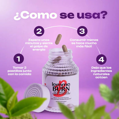 Quema grasa de forma natural y efectiva en 7 dias - 60 Capsulas