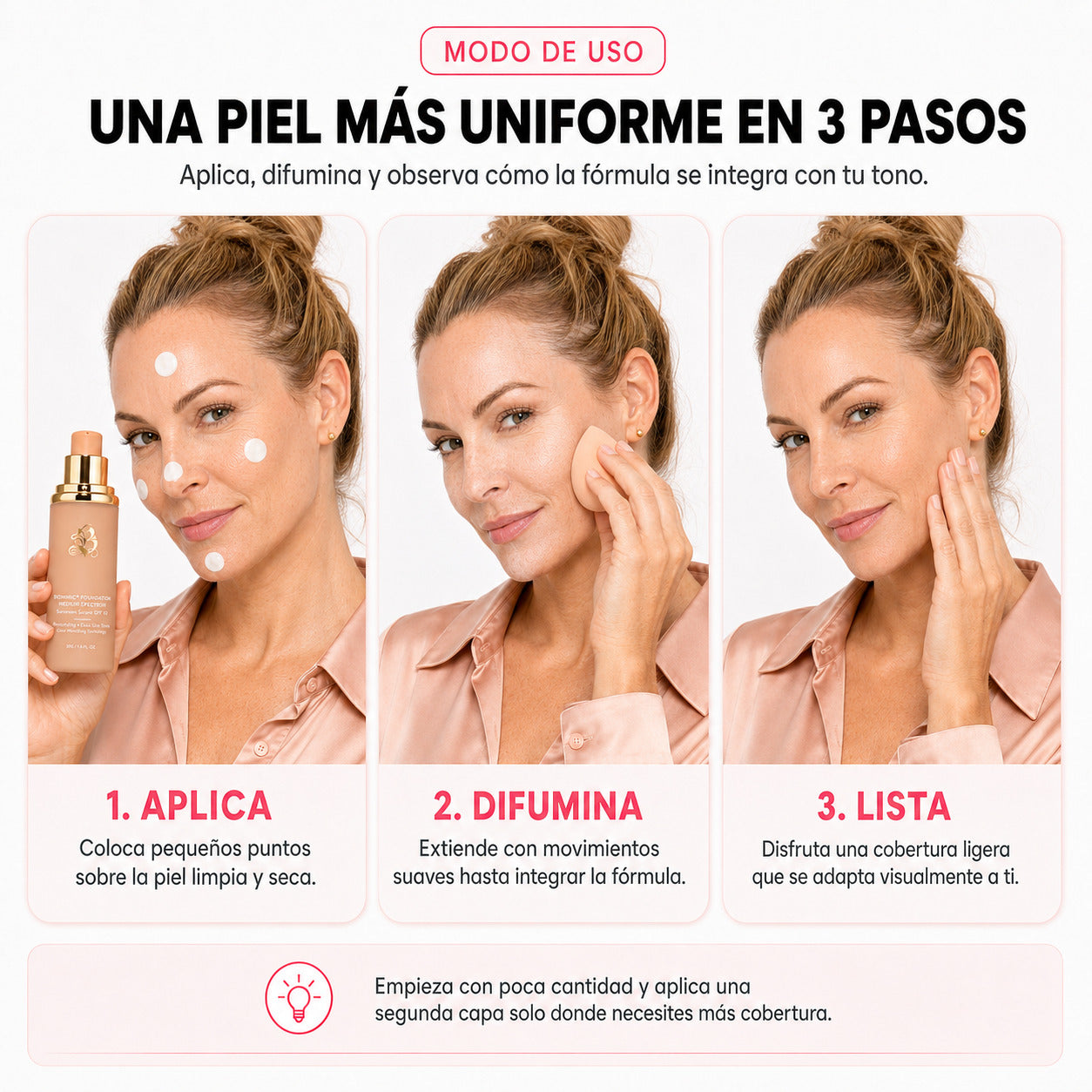 Base 4 en 1 con SPF50