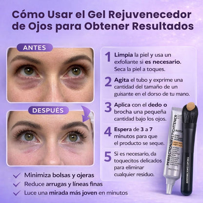 Reduce visiblemente bolsas y ojeras en solo 5 minutos sin tratamientos costosos