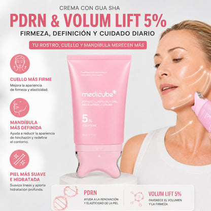 Colageno PDRN con Gua Sha para Rostro, Mandíbula y Cuello