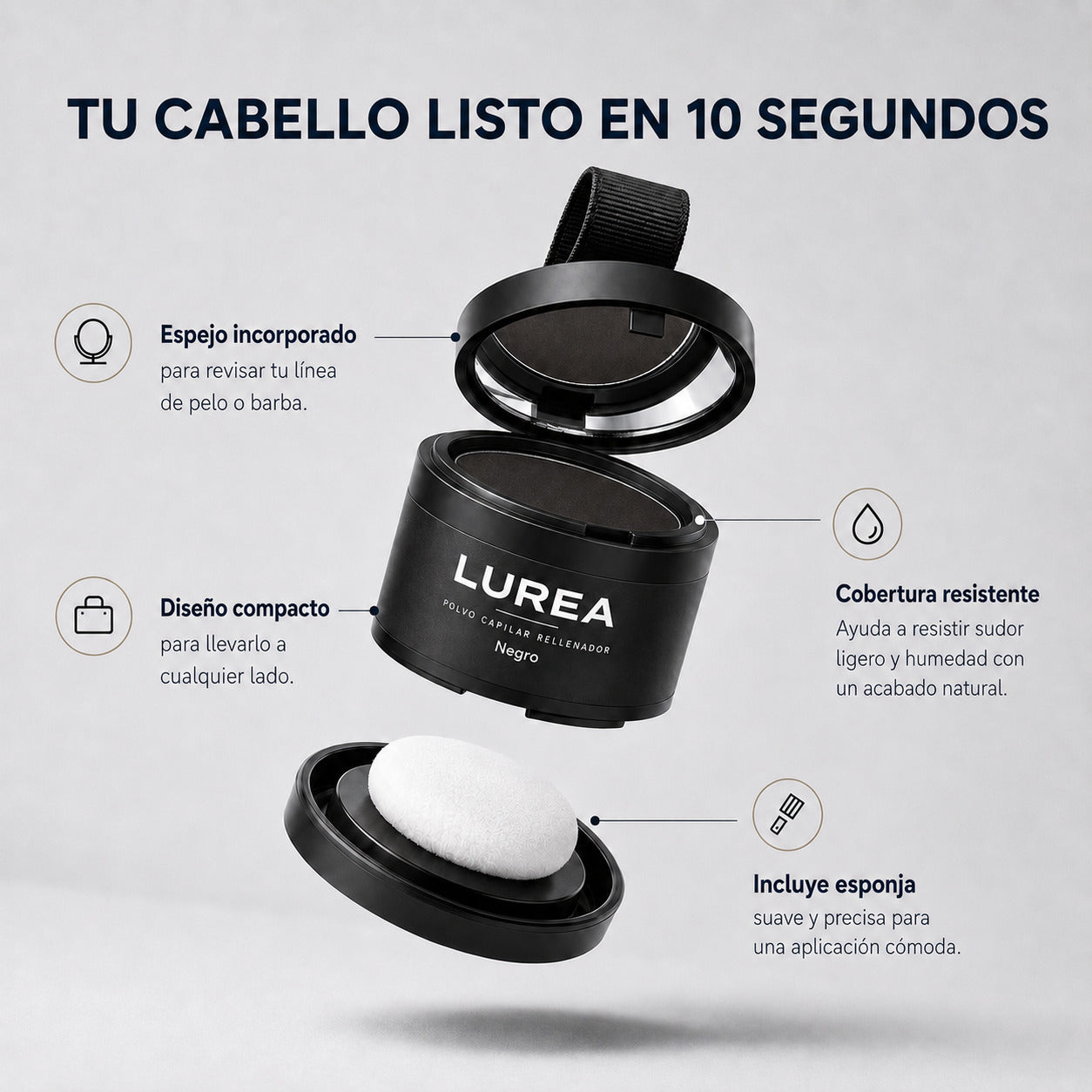 Cubre espacios y canas al instante Rellenador capilar