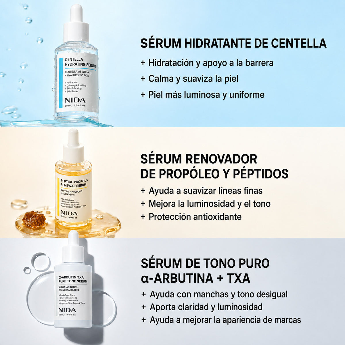 Set Coreano de 7 Productos con Tónico Lechoso