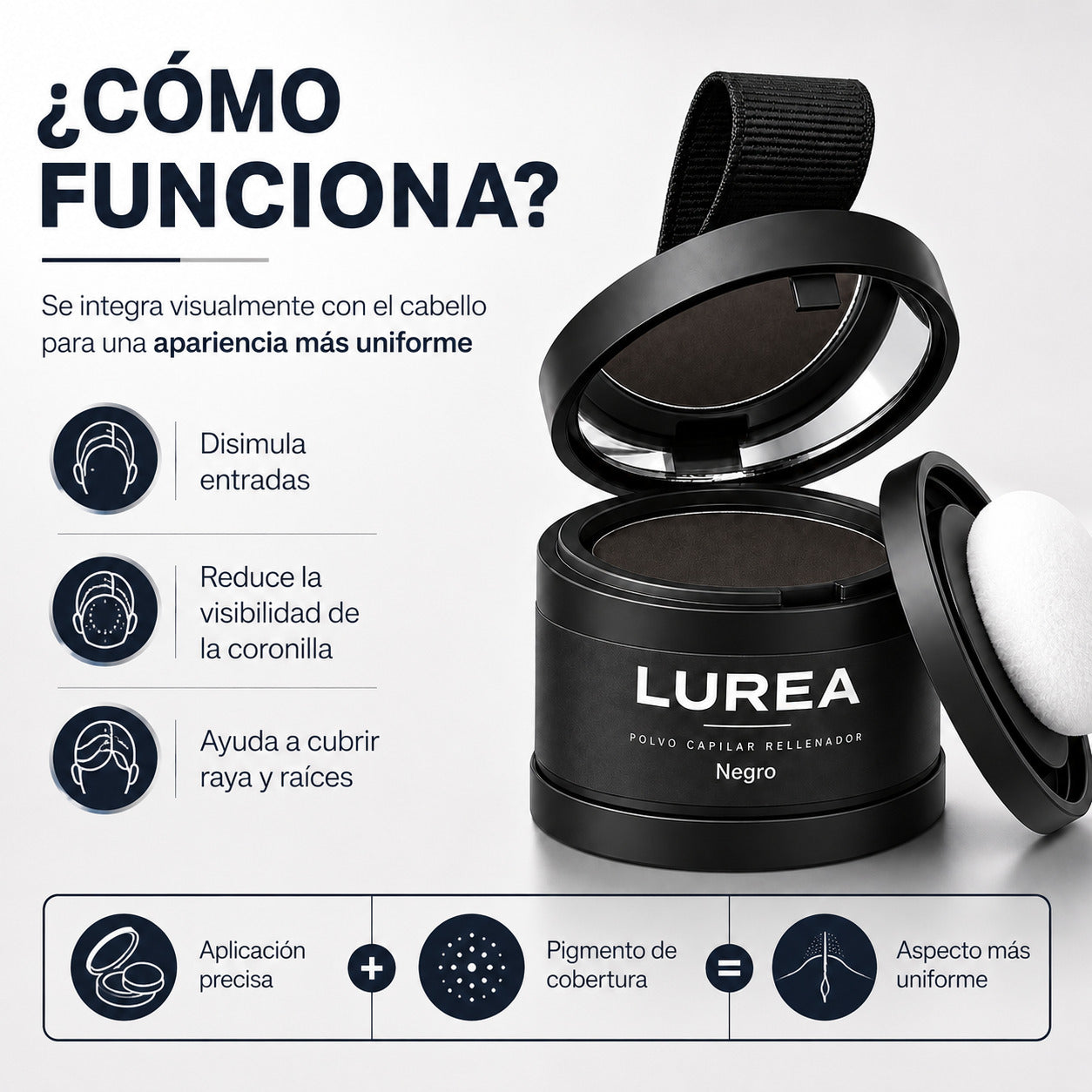 Cubre espacios y canas al instante Rellenador capilar