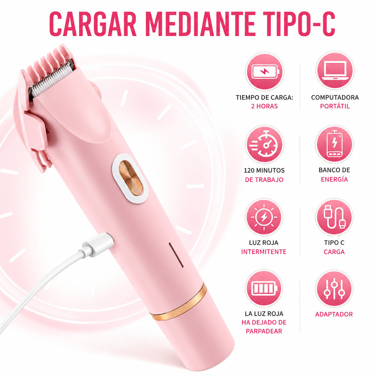 Lurea™ SkinLuxe Depiladora eléctrica waterproof IPX7