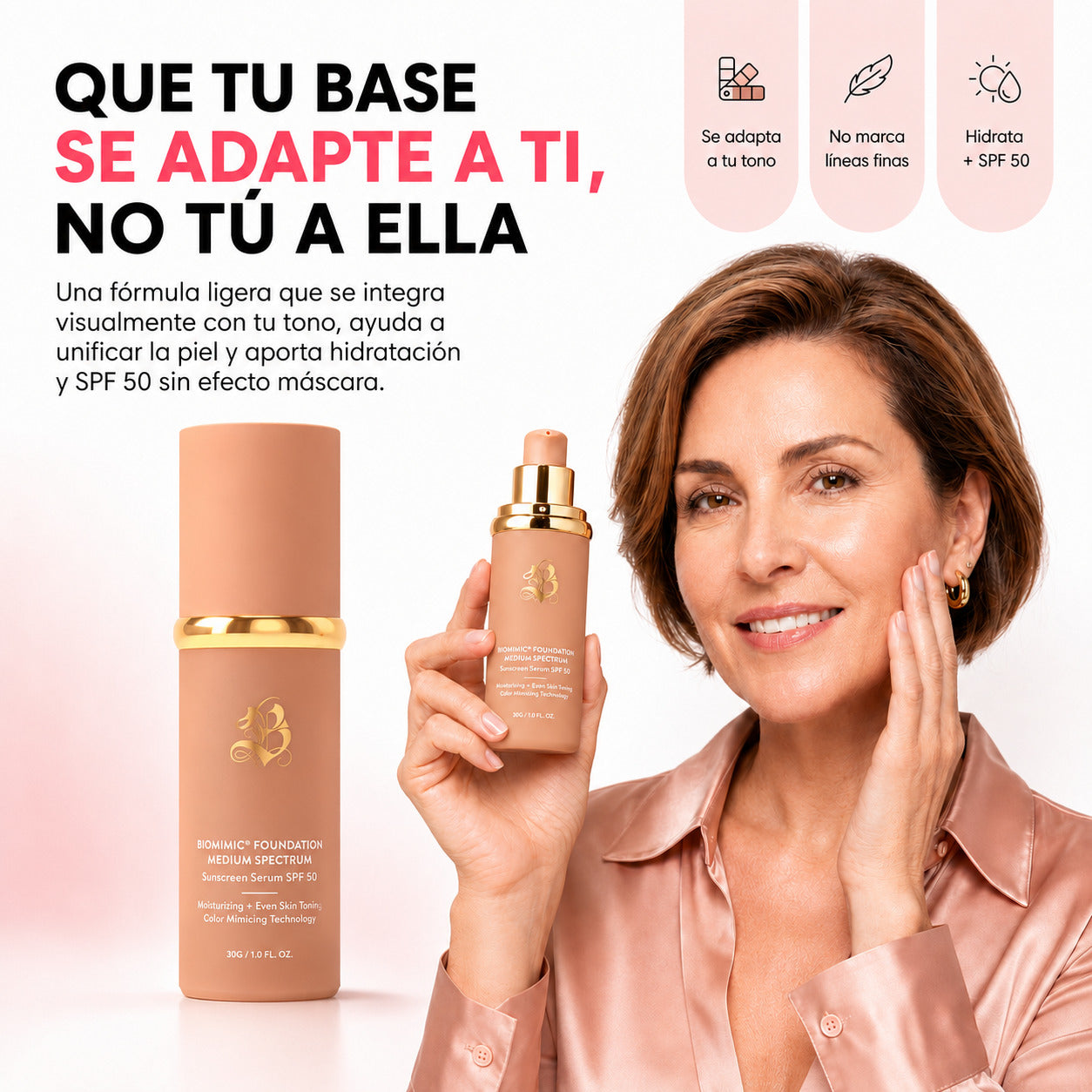 Base 4 en 1 con SPF50