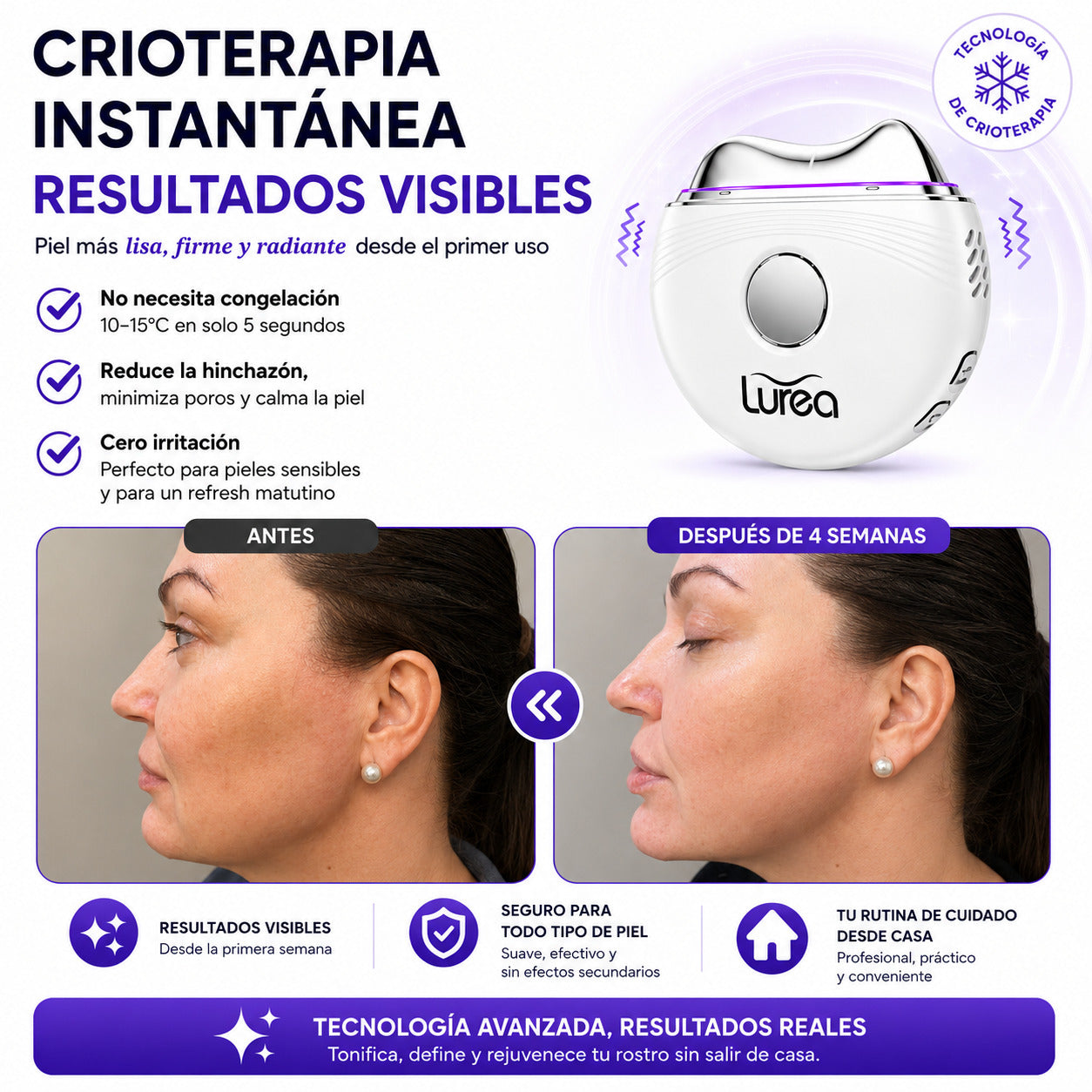 Lurea™ SculptLift GuaSha Eléctrico tonifica y moldea tu rostro