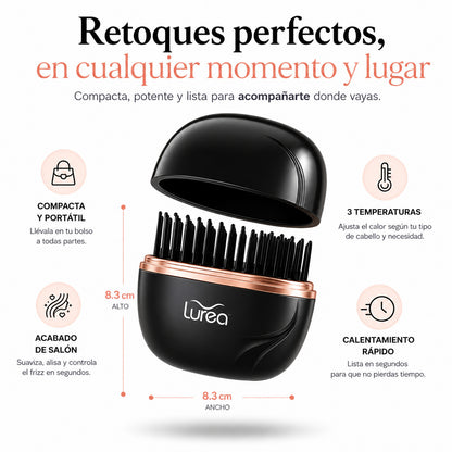 Plancha Portátil Lurea™ Del frizz al cabello perfecto, estés donde estés
