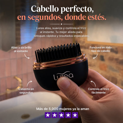 Plancha Portátil Lurea™ Del frizz al cabello perfecto, estés donde estés