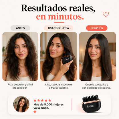 Plancha Portátil Lurea™ Del frizz al cabello perfecto, estés donde estés