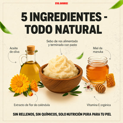 Evil Goods Original Nutrición profunda para piel seca, sensible y apagada