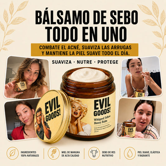 Evil Goods Original de vidrio Reduce arrugas y lineas de expresión