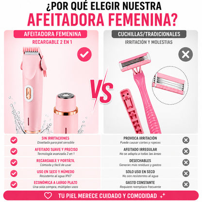 Lurea™ SkinLuxe Depiladora eléctrica waterproof IPX7