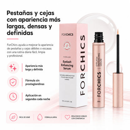 ForChics Suero de Crecimiento de Pestañas