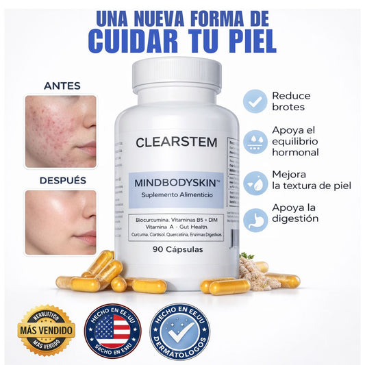 Mindbodyskin® – Apoya el equilibrio interno de tu piel para una apariencia más limpia y saludable