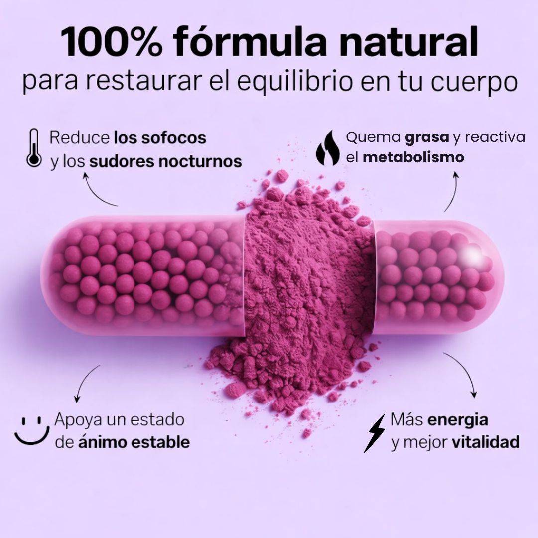 Reduce los síntomas más molestos de la menopausia y perimenopausia en semanas