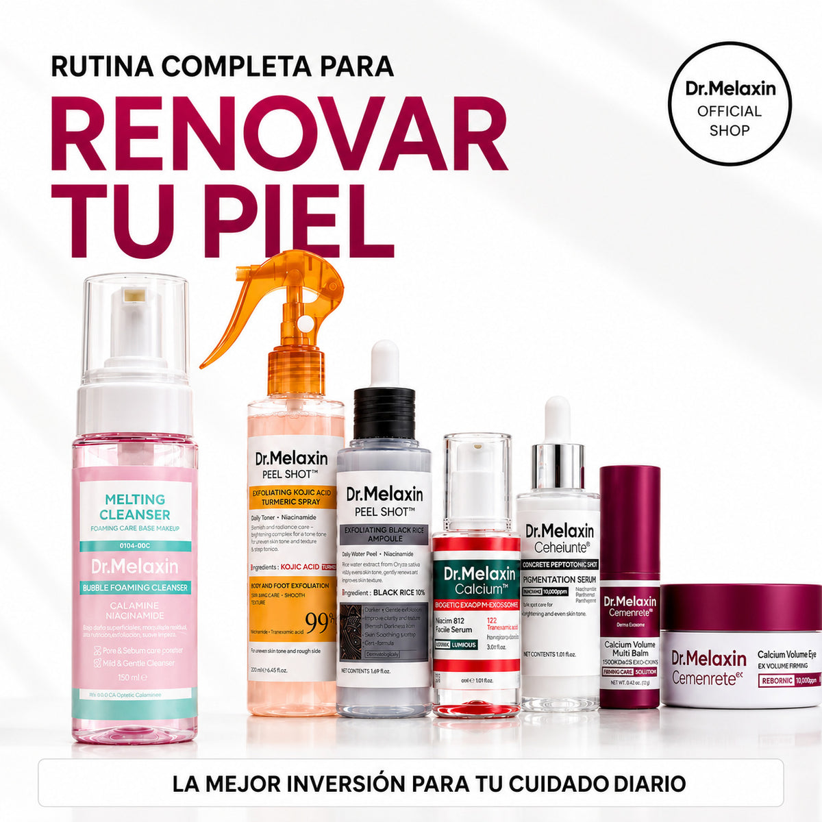 Kit Completo de Cuidado Facial 7 en 1