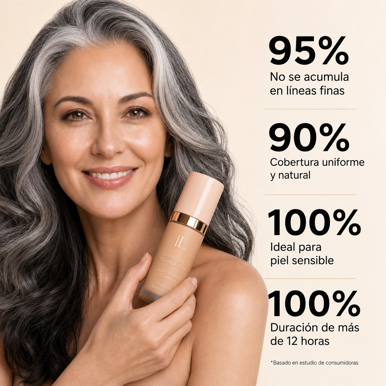 Base 4 en 1 con SPF50