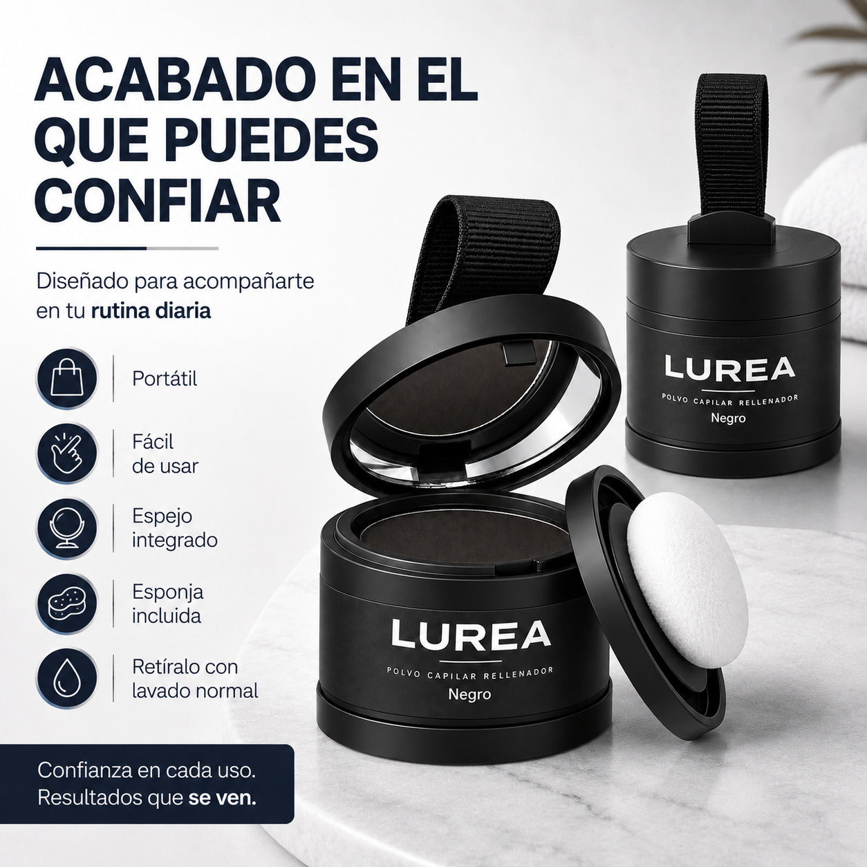 Cubre espacios y canas al instante Rellenador capilar