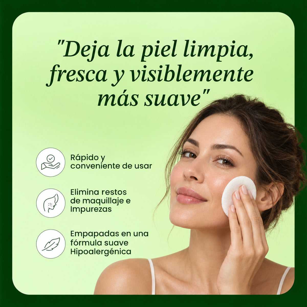 Almohadillas Tonificantes para Manchas, Poros y Luminosidad